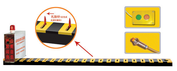 安康宁陕县V3嵌入式闯岗自动扎胎器/阻车器